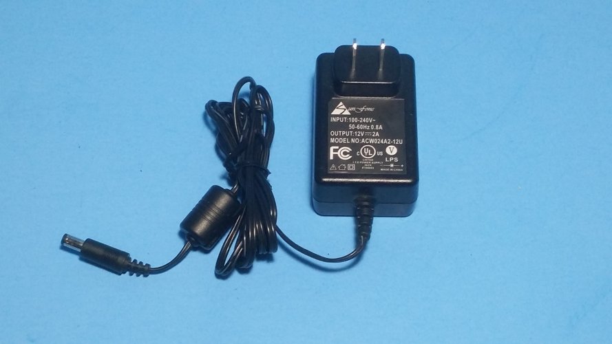 *Brand NEW*Sunfone ACW024A2-12U 12V 2A AC Power Adapter